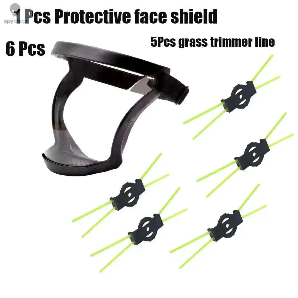 Full-Face Transparent Protection Mask with Clear Vision-6 Pcs