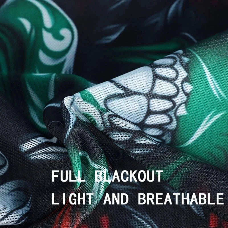 Full Face Visual Mesh Mask for Cosplay and Parties-QST