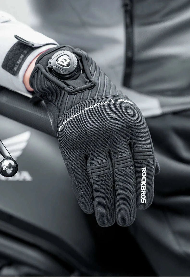 Full Finger Cycling Gloves with Shock-Absorbing Palm Pad-MT017 / L