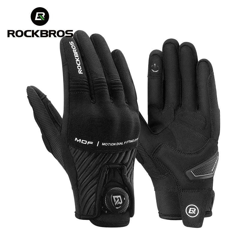 Full Finger Cycling Gloves with Shock-Absorbing Palm Pad-MT017 / L