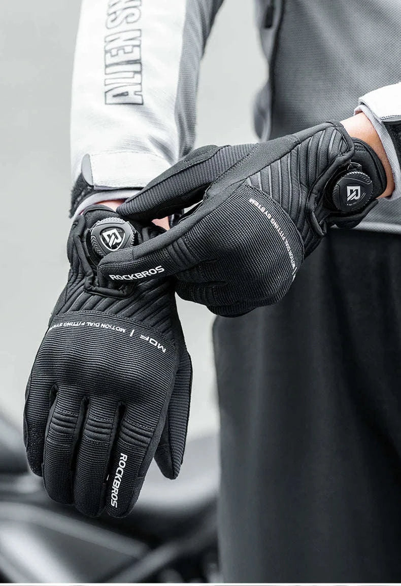 Full Finger Cycling Gloves with Shock-Absorbing Palm Pad-MT017 / L