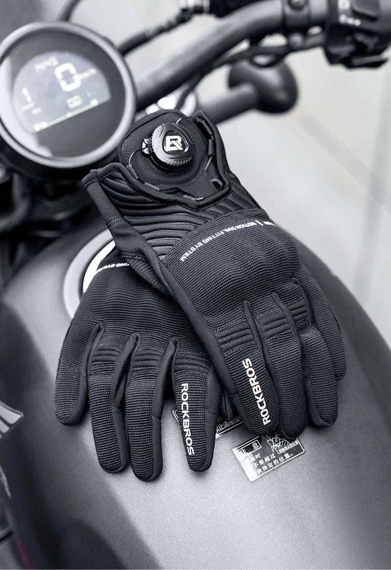 Full Finger Cycling Gloves with Shock-Absorbing Palm Pad-MT017 / L