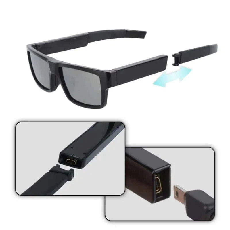 Full HD 1080P Eyeglasses Mini DVR with 16GB-Default Title