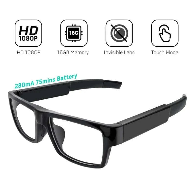 Full HD 1080P Eyeglasses Mini DVR with 16GB-Default Title