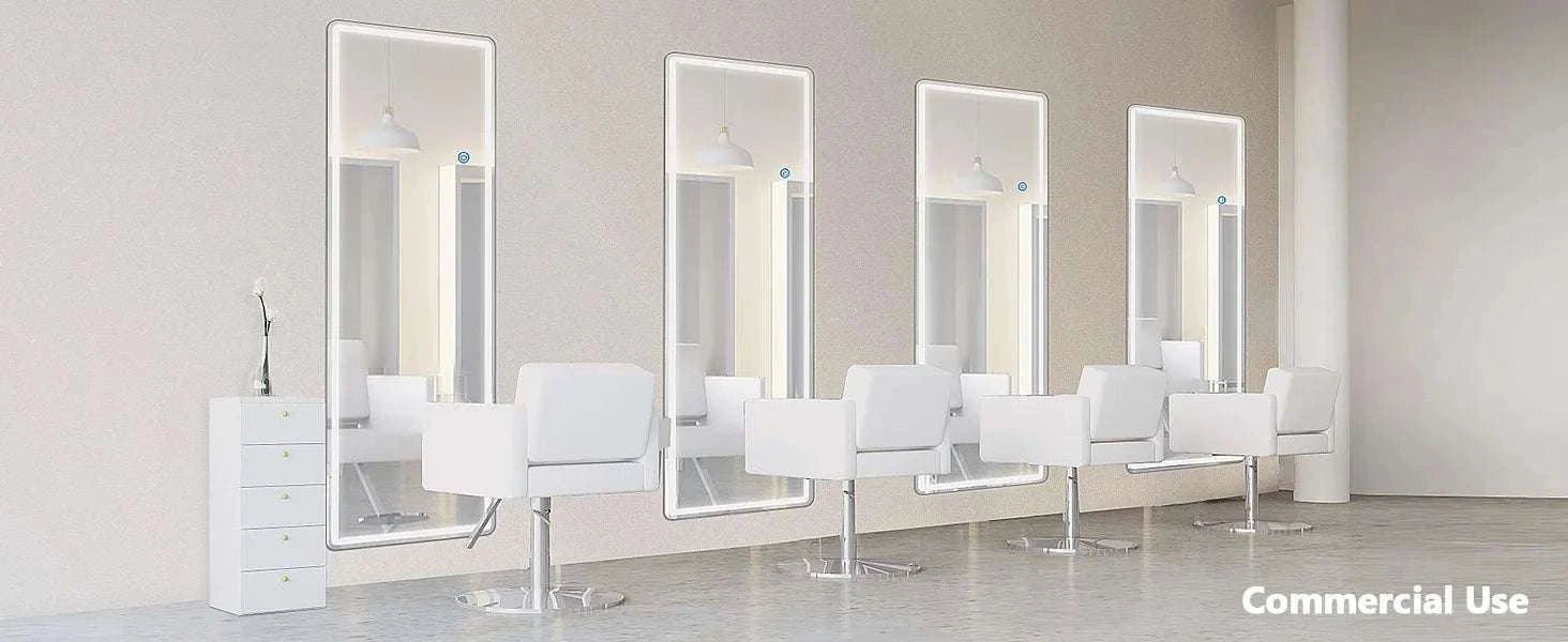 Full Length LED Mirror 71x26 with Adjustable Lighting Modes-Arched / United States