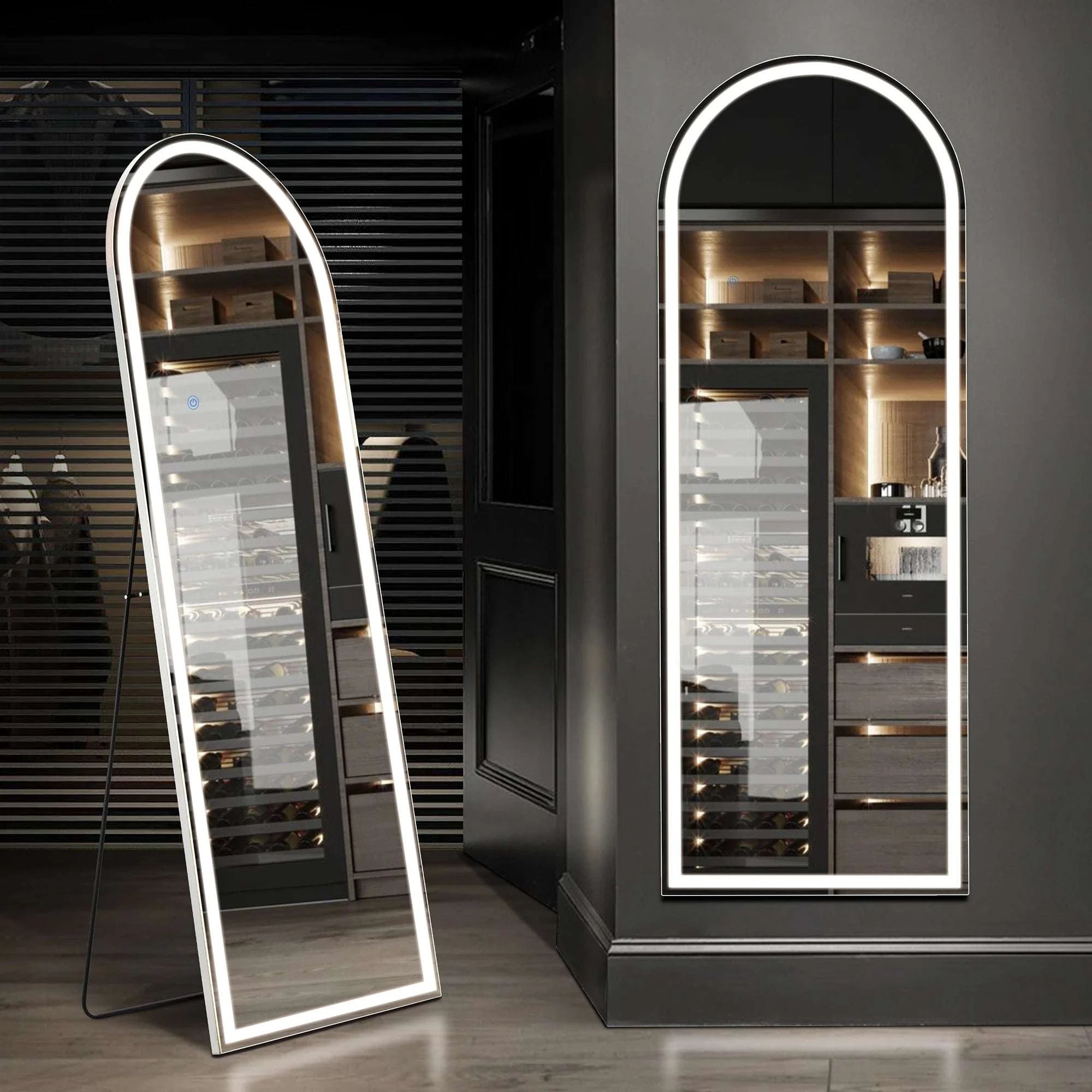 Full Length LED Mirror 71x26 with Adjustable Lighting Modes-