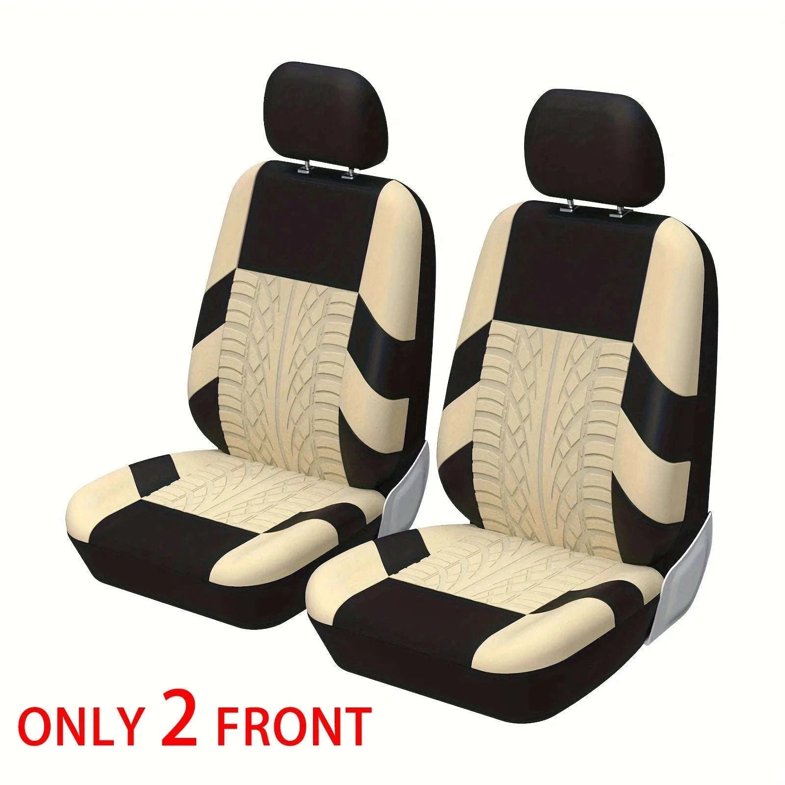 Full Set Car Seat Covers for Cars, SUVs, and Vans-Y33376-BLACK