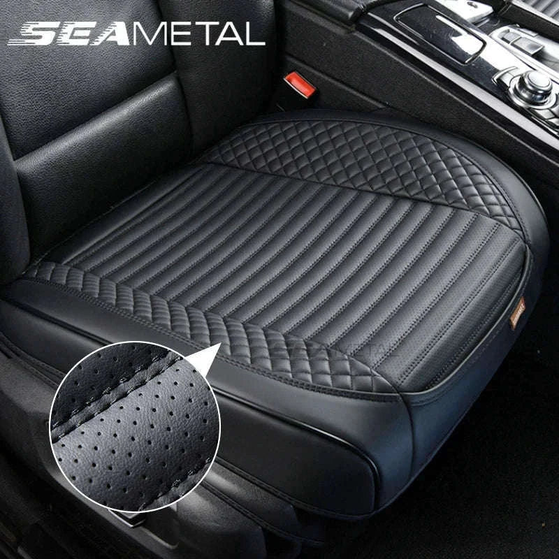 Full Wrap Car Front Seat Cover-Beige 1pc