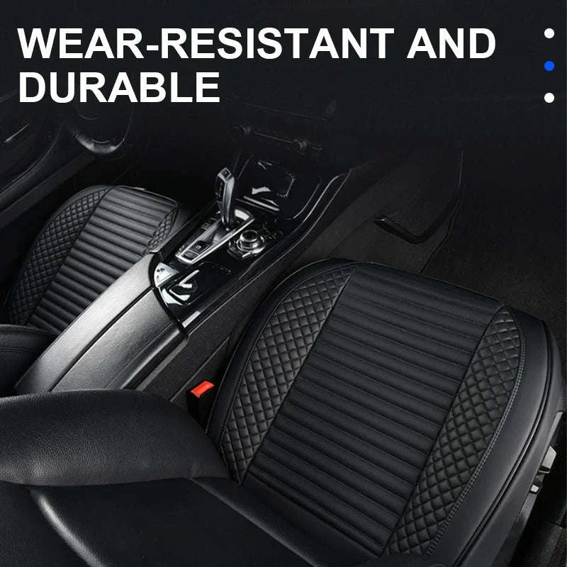 Full Wrap Car Front Seat Cover-Beige 1pc