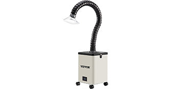 SucceBuy 80W 150W Fume Extractor Pure Air Purifier 3 Stage Filters 3 Speed Solder iron Harmful Smoke Absorber for Welding Repair