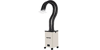 SucceBuy 80W 150W Fume Extractor Pure Air Purifier 3 Stage Filters 3 Speed Solder iron Harmful Smoke Absorber for Welding Repair