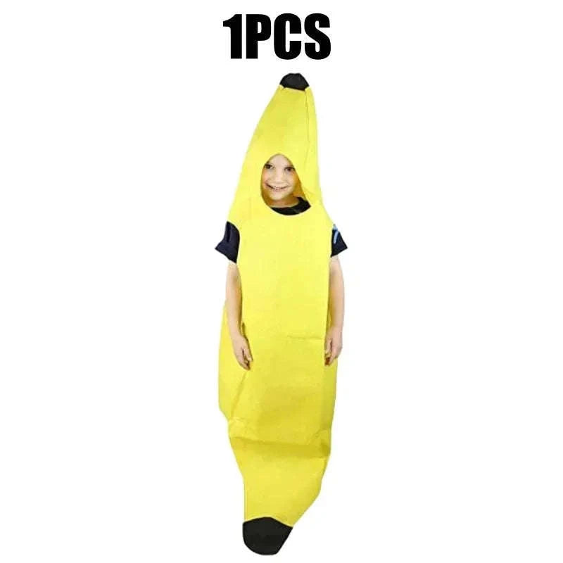 Funny Adult Banana Costume for Parties and Cosplay-10PCS / Adult