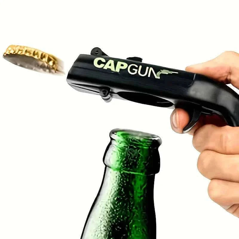 Funny Cap Gun Bottle Opener-SKY BLUE