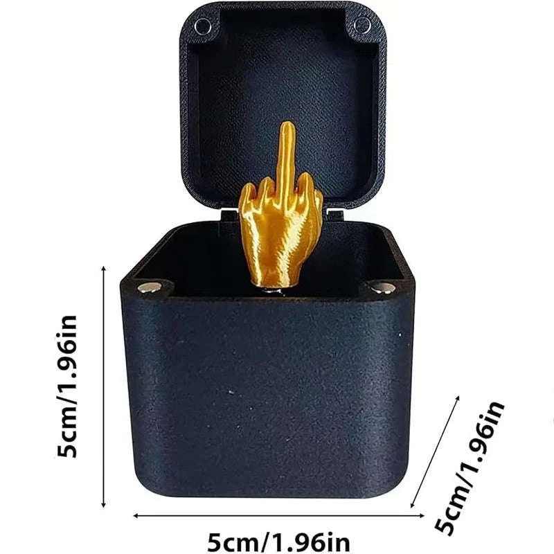 Funny Prank Middle Finger Box Gift-1pcs
