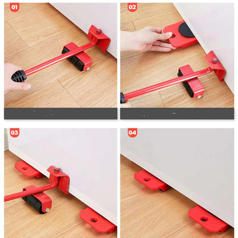 Furniture Moving Transport Roller Set-4Pcs-wheel