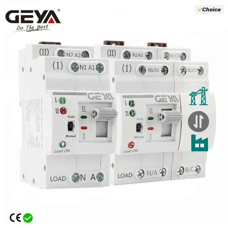 G2R Automatic Transfer Switch for Reliable Dual Power Control-G2R 2P 63A / China Mainland / 110V