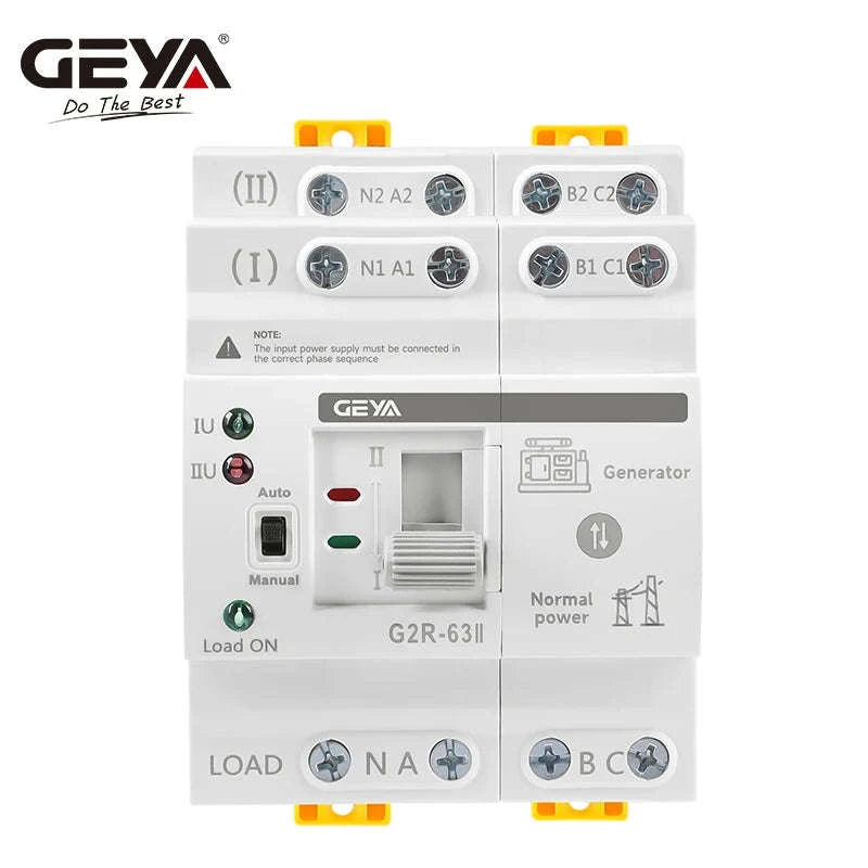 G2R Automatic Transfer Switch for Reliable Dual Power Control-G2R 2P 63A / China Mainland / 110V