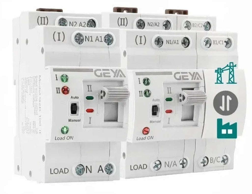 G2R Automatic Transfer Switch for Reliable Dual Power Control-G2R 2P 63A / China Mainland / 110V