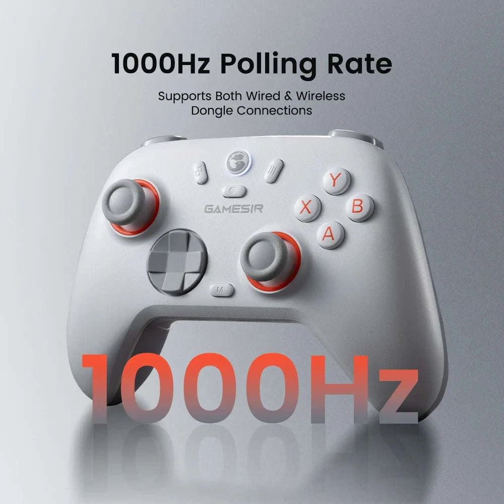 GameSir Nova Lite 2 Wireless Switch Controller, Hall Effect Gamepad for Nintendo Switch, PC, Steam, Android Phone, iPhone-Midnight Gray / Brazil