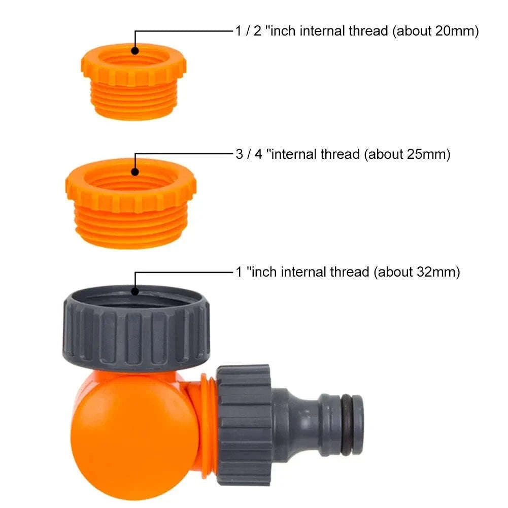 Garden Hose Connector for Secure, Leak-Free Watering-Valve