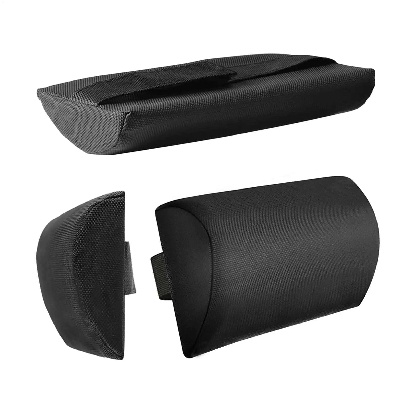 Garden Lounger Cushion Neck Pillow with Adjustable Strap-dark blue