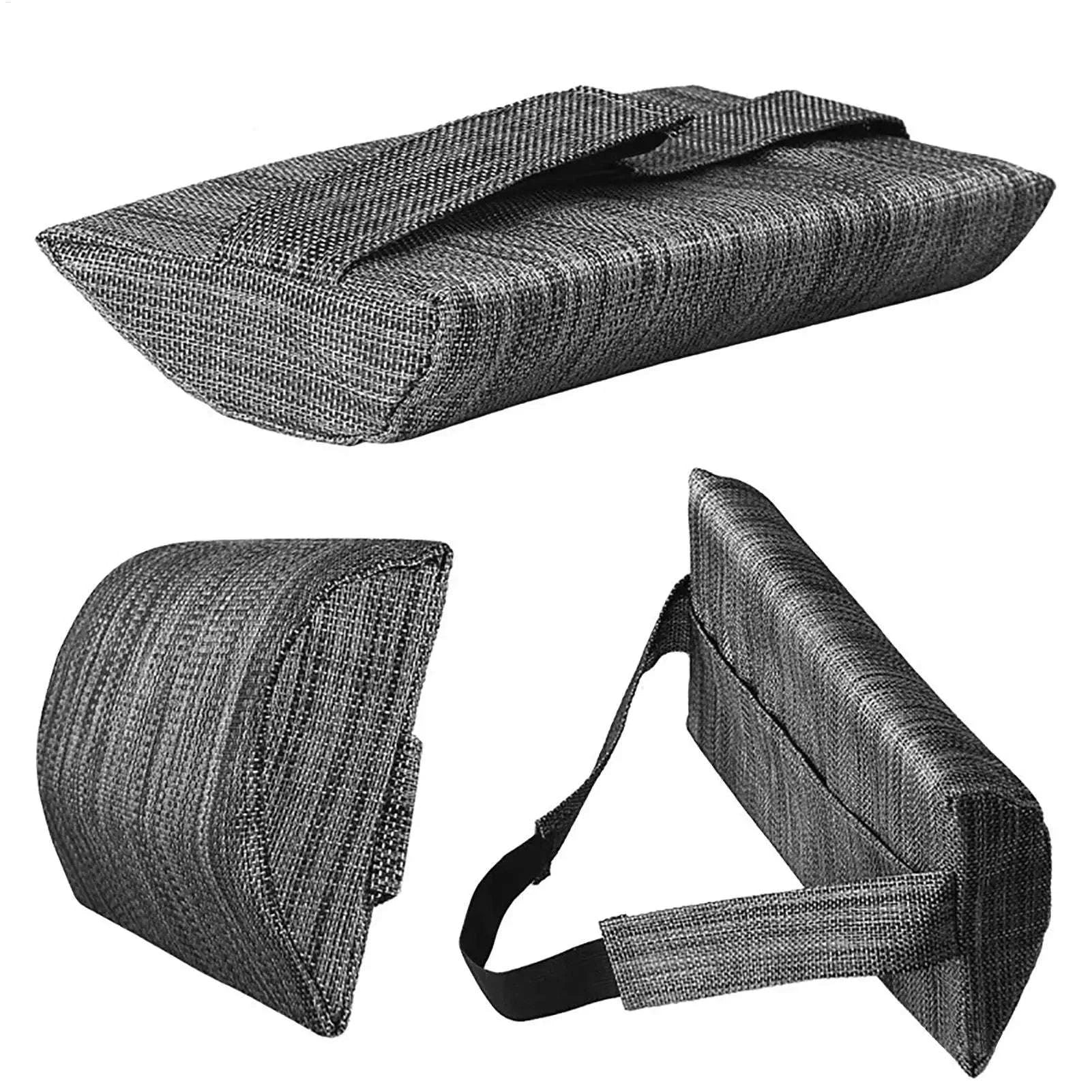 Garden Lounger Cushion Neck Pillow with Adjustable Strap-dark blue