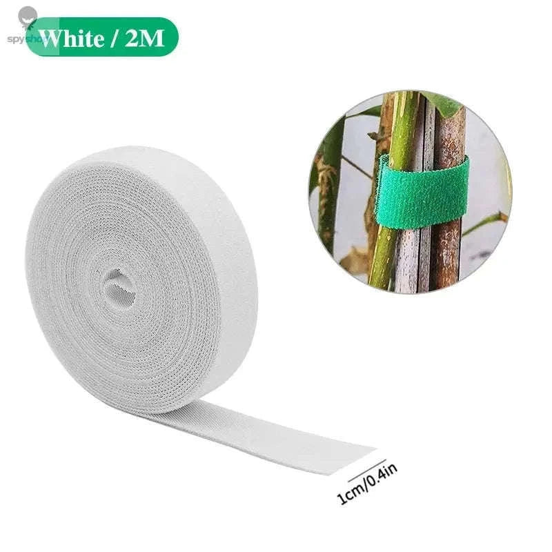 Garden Twine Plant Ties for Gentle Plant Support and Tidy Growth-White / 3pcs