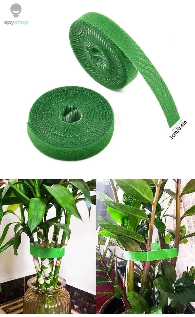 Garden Twine Plant Ties for Gentle Plant Support and Tidy Growth-White / 3pcs