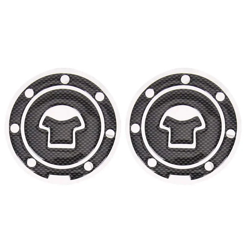 Gas Cap Cover Sticker and Protector 3D Carbon Fiber Gel-1 pcs