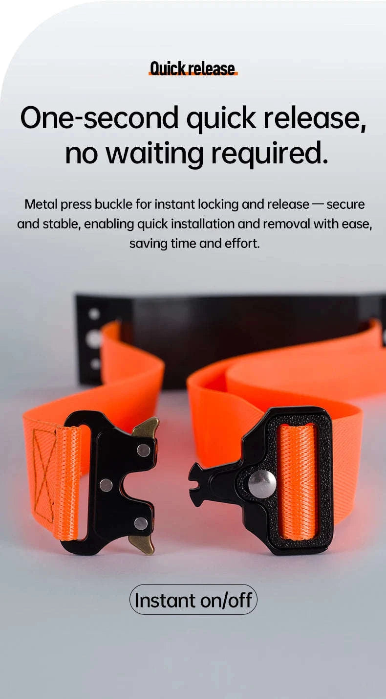 Gas Cylinder Mounting Bracket Kit with Quick-Release Strap-Gas Tank Holder