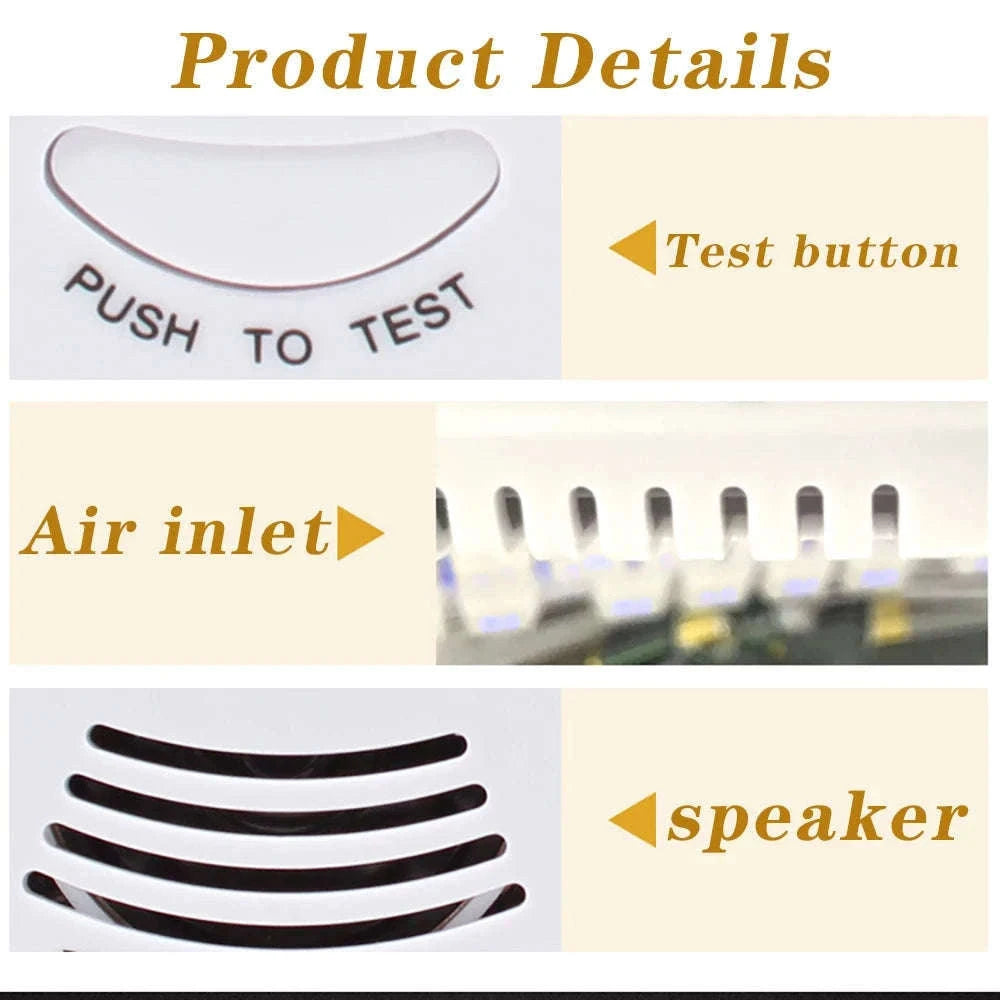 Gas Detector and Carbon Monoxide Alarm for Home Safety-CO and Gas Detector