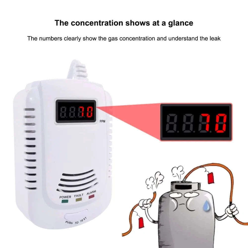 Gas Detector and Carbon Monoxide Alarm for Home Safety-CO and Gas Detector