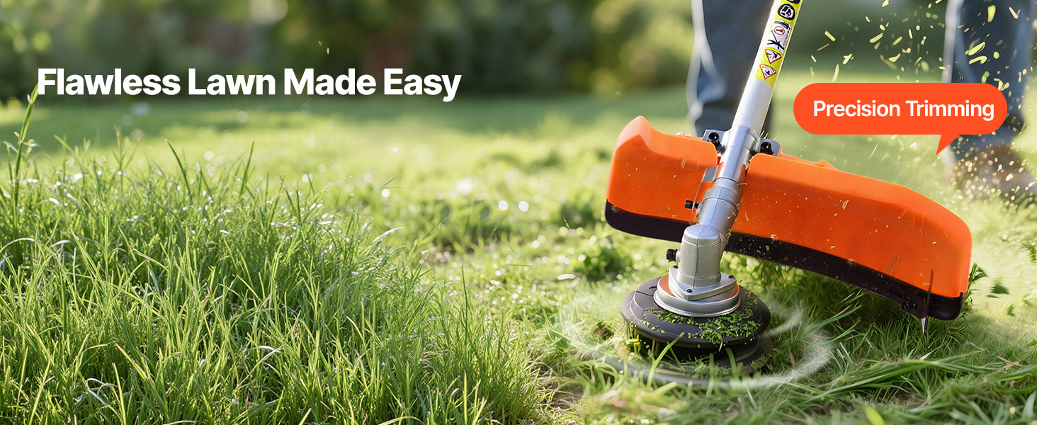 SucceBuy Gas Hedge Trimmer 2 Cycle Gas Power Handheld Hedge Trimmer Weed Eater with Protective Gear Set for Trimming Shrub Bush