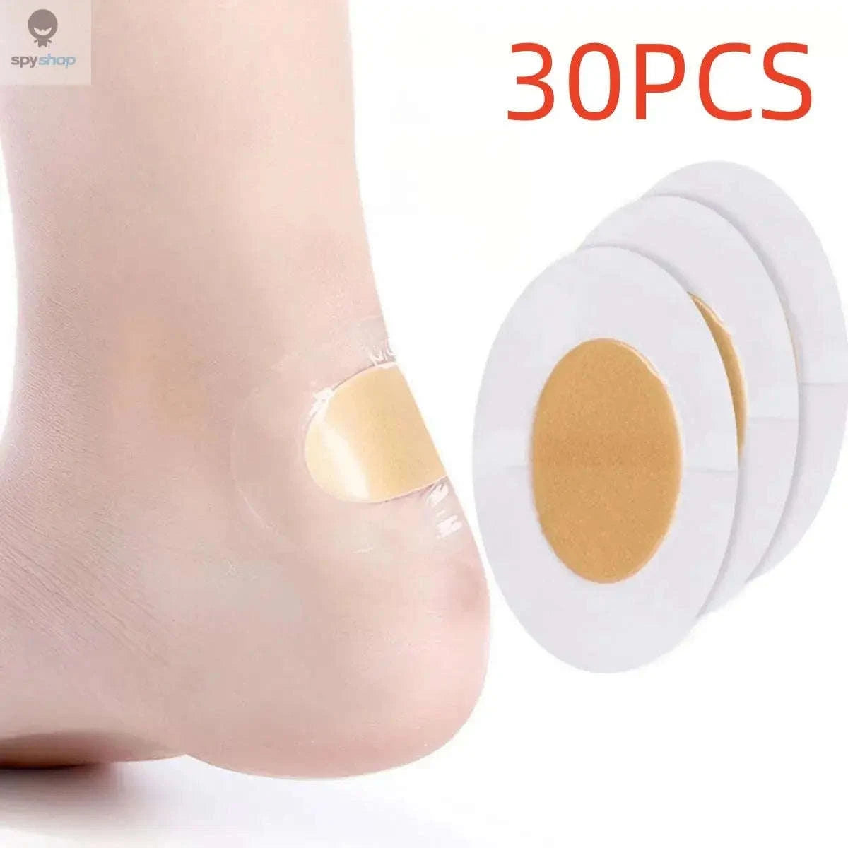 Gel Grip Heel Protectors – Adhesive Cushioned Pads for Blister-Free Comfort-WHITE