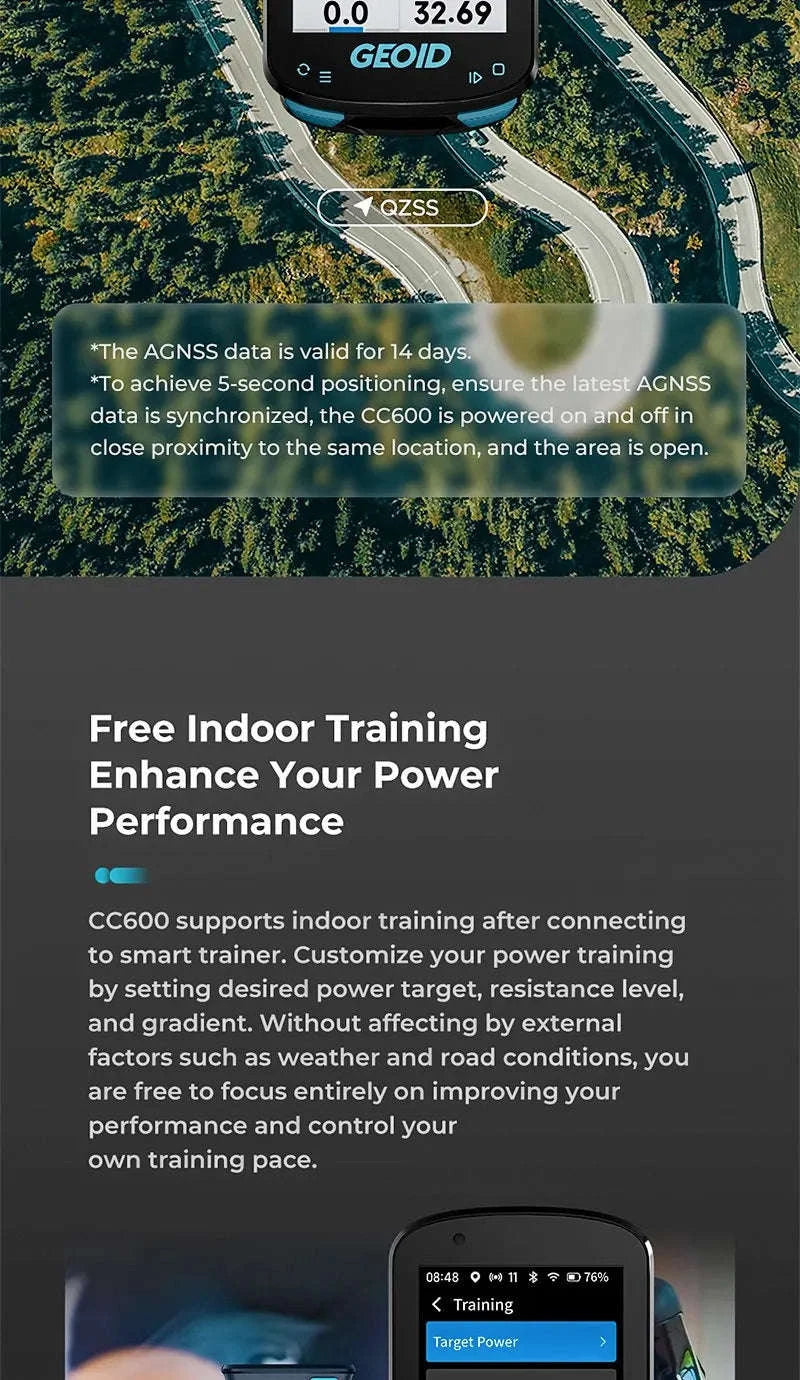 GEOID CC600 Color Screen Bike Computer-CC600 Cover / CHINA