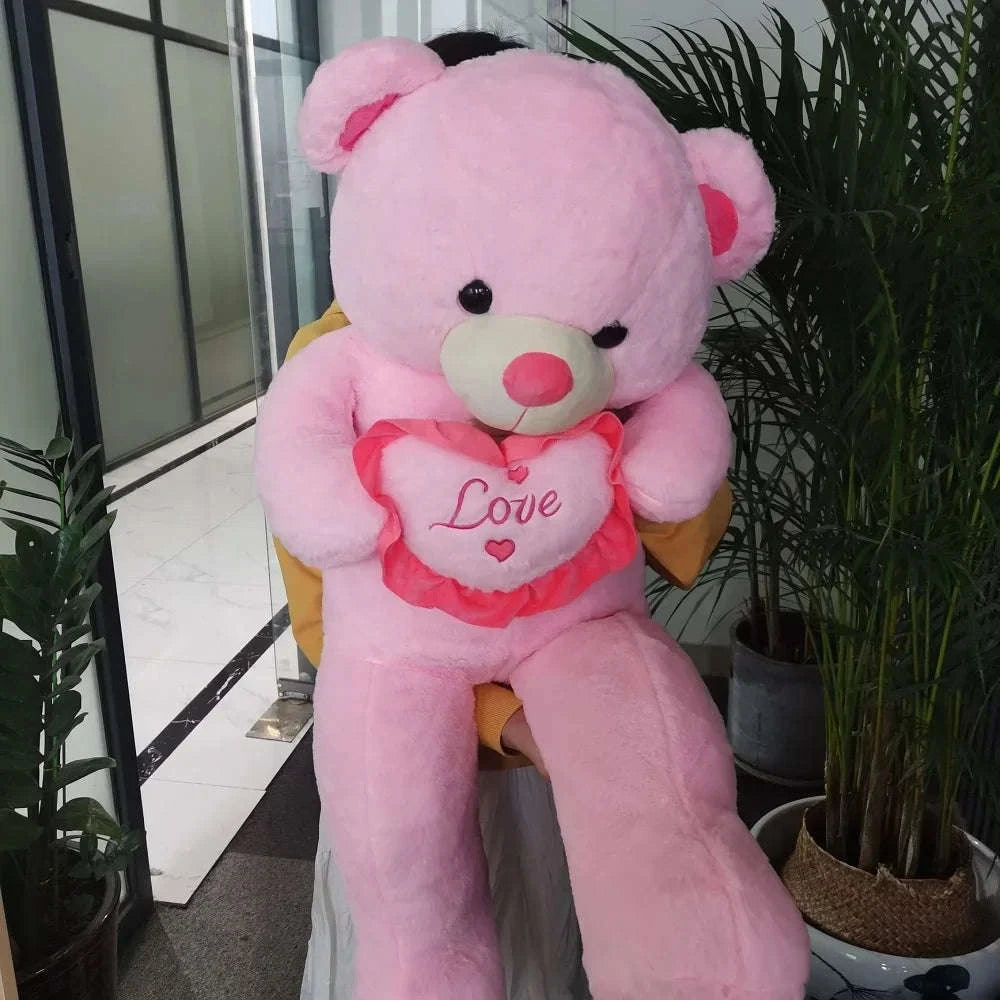 Giant Love Plush Bear-Beige / 100CM