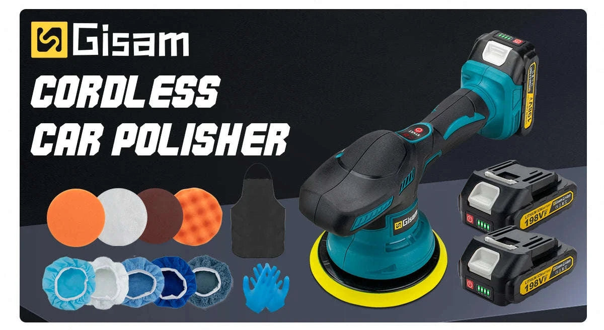 Gisam Cordless Car Polisher for Makita 18V Batteries-No Battery No Plug / spain