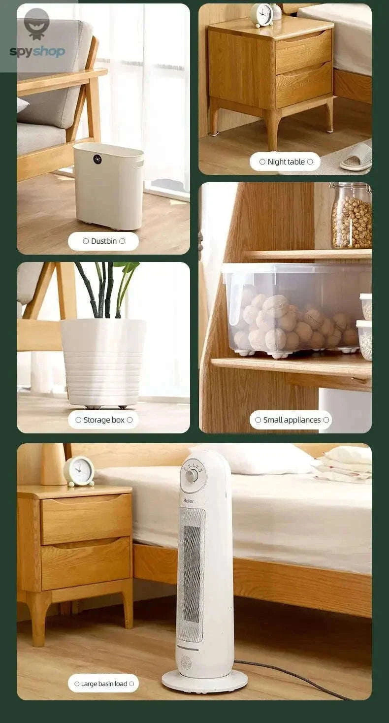 GlideOn Adhesive Casters for Easy Furniture Movement, 4-Pack-Nylon 4pcs