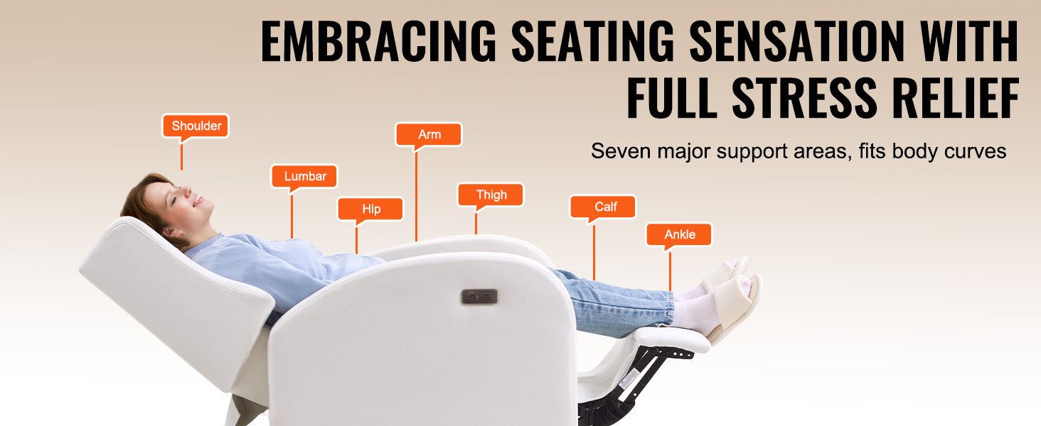 Sillón reclinable eléctrico giratorio con reclinación de 165° y rotación de 240°