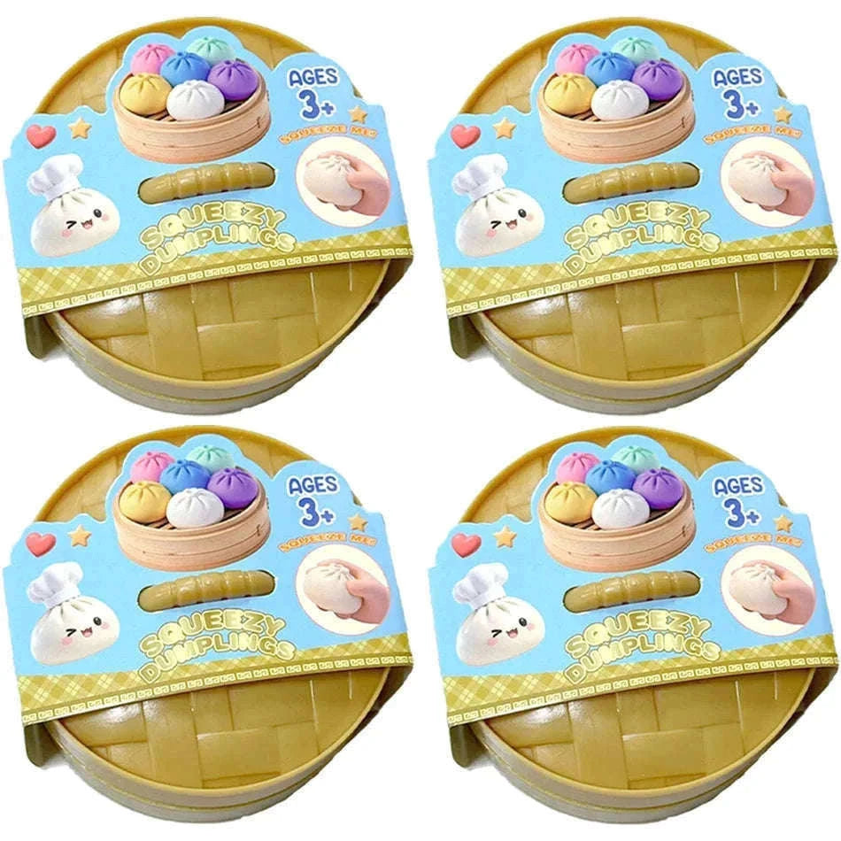 Glitter Dumpling Squishy Stress Relief Toy with Box-A
