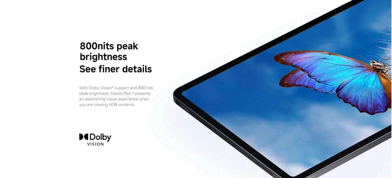 Global Version Xiaomi Pad 7 Tablet-Gray / 8GB+256GB / france