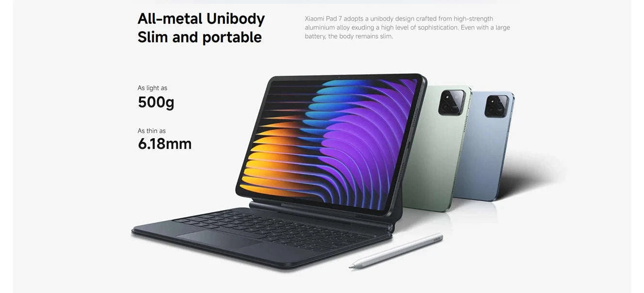 Global Version Xiaomi Pad 7 Tablet-Gray / 8GB+256GB / france