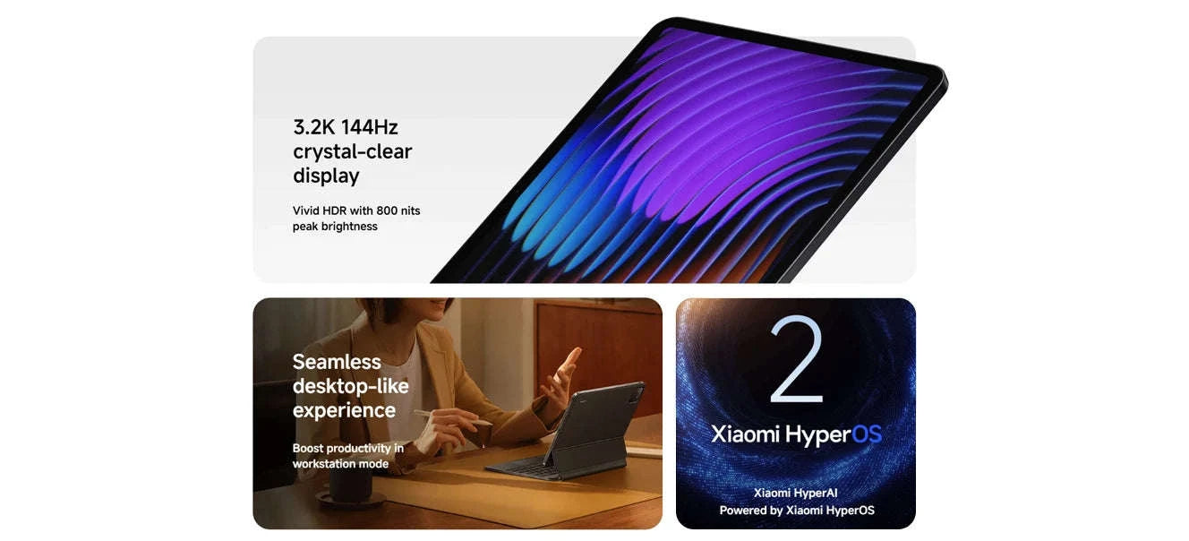 Global Version Xiaomi Pad 7 Tablet-Gray / 8GB+256GB / france