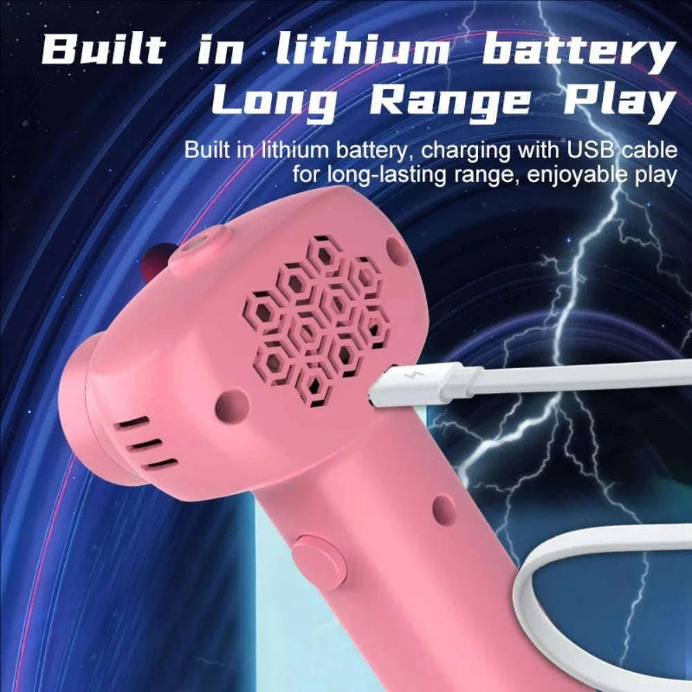 Glow-in-the-Dark Electric Rope Thruster for Kids-Pink