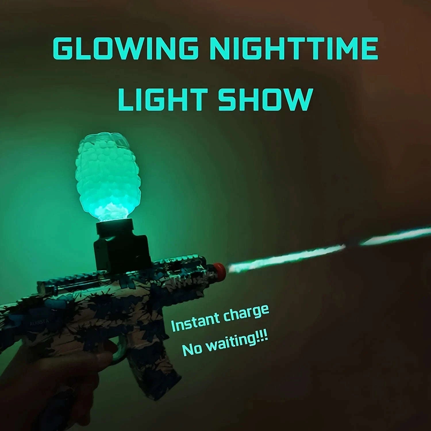 Glow in the Dark UV LED Feedneck for Light-Up Blaster Ammo-UVmachine and bottle / United States