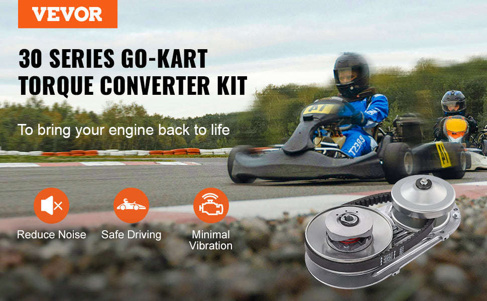Go-Kart Torque Converter Clutch Kit with Drive Belt-780 Series / United States