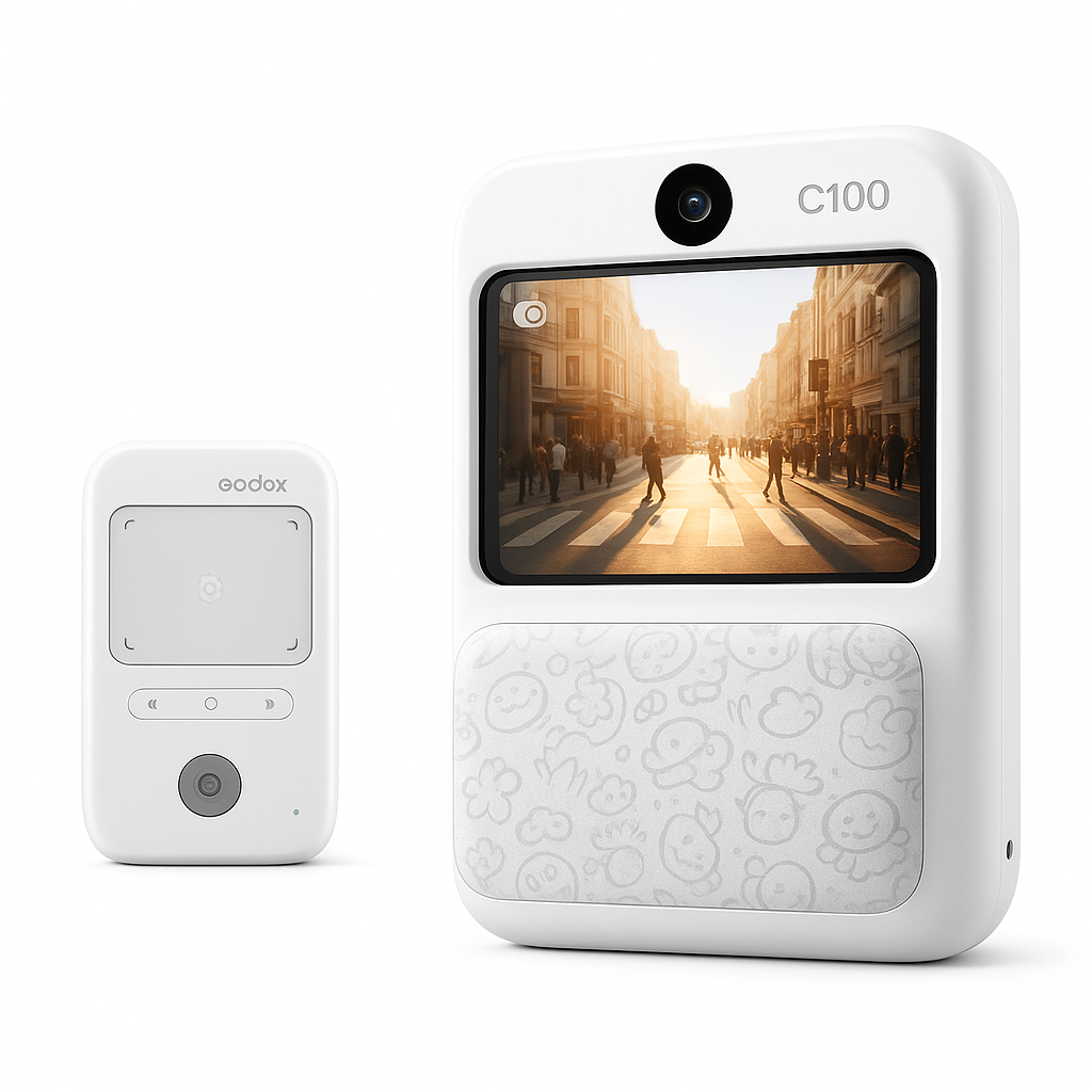 Godox C100 Viewfinder trasparente Fotocamera Mini Portatile CCD Retro Espansione memoria per Servire Film Vlog Video Regalo