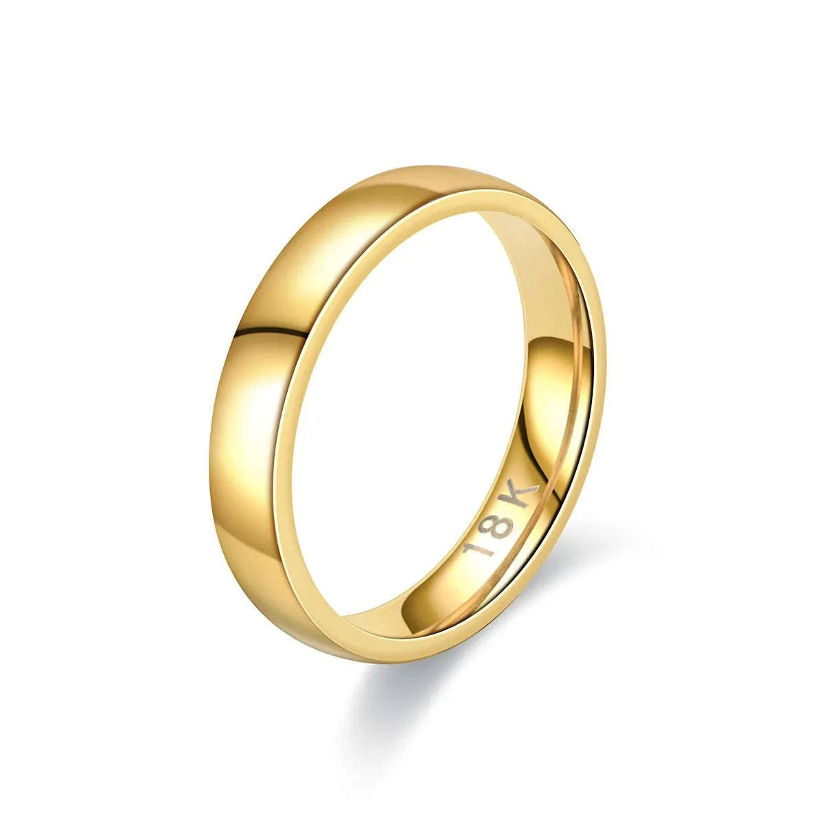 Gold Plated Couples Ring-Silver / 10