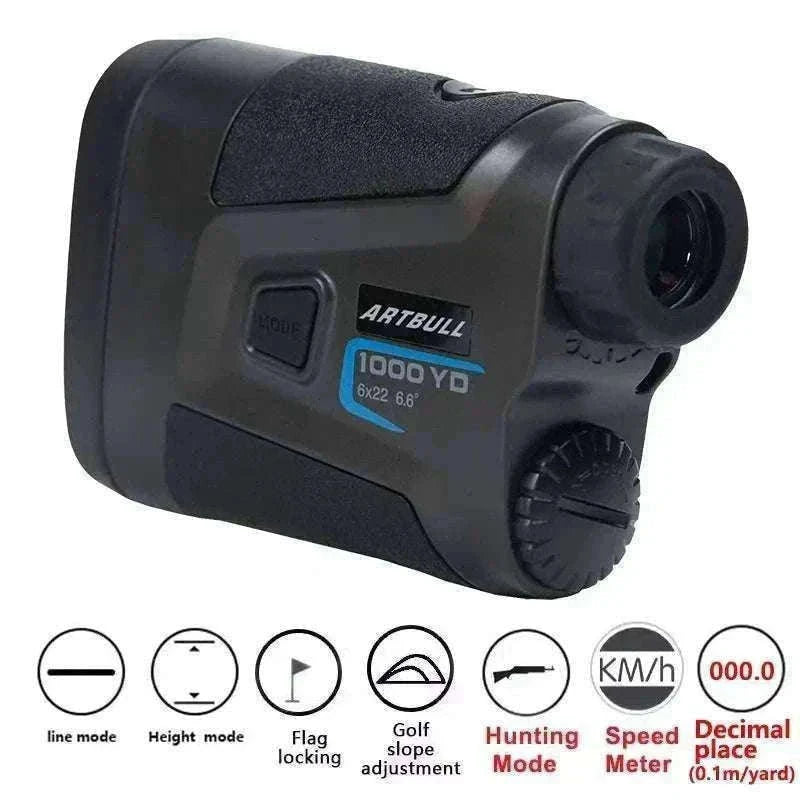 Golf Laser Rangefinder 1000M with Slope & Flag Lock Precision Meter-1000m