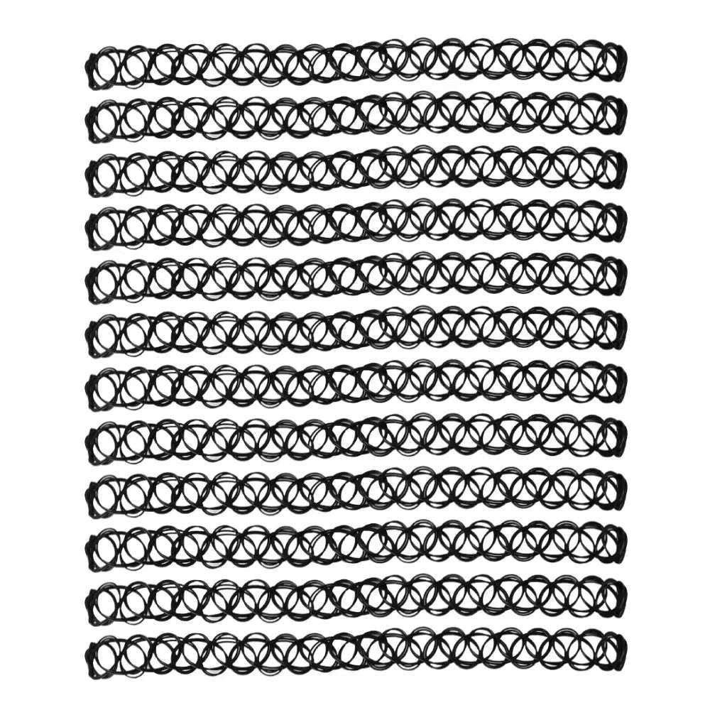 Gothic Black Choker Necklace-D-07